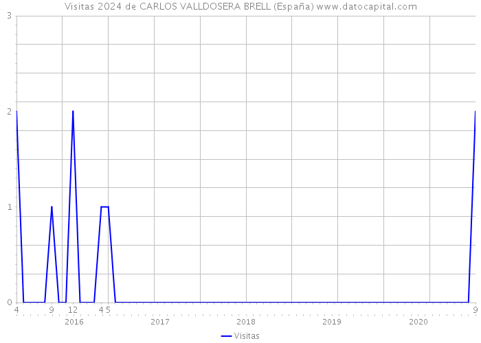 Visitas 2024 de CARLOS VALLDOSERA BRELL (España) 