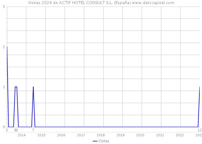 Visitas 2024 de ACTIF HOTEL CONSULT S.L. (España) 