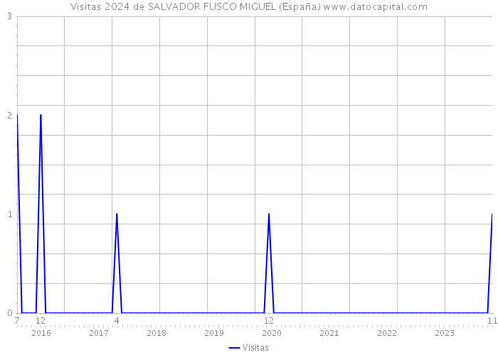 Visitas 2024 de SALVADOR FUSCO MIGUEL (España) 