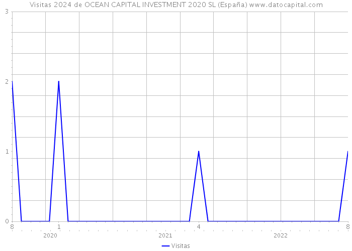 Visitas 2024 de OCEAN CAPITAL INVESTMENT 2020 SL (España) 