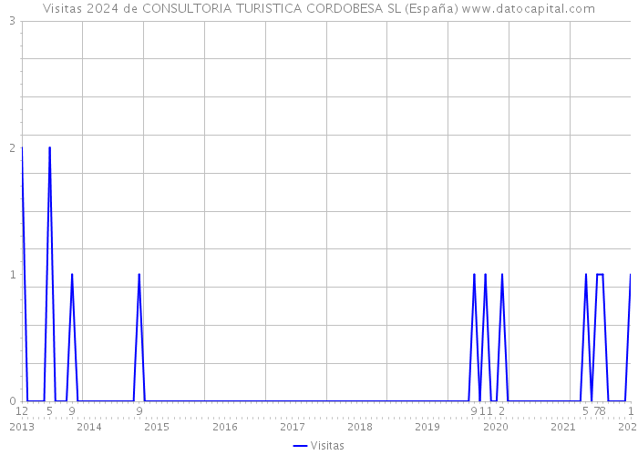 Visitas 2024 de CONSULTORIA TURISTICA CORDOBESA SL (España) 