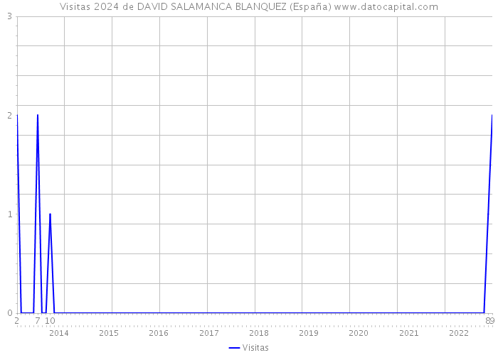 Visitas 2024 de DAVID SALAMANCA BLANQUEZ (España) 