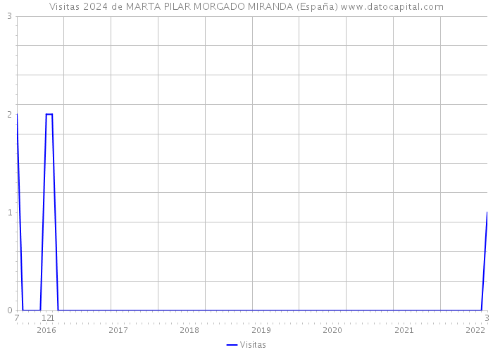 Visitas 2024 de MARTA PILAR MORGADO MIRANDA (España) 