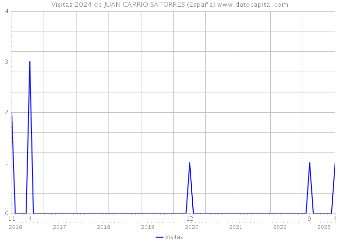 Visitas 2024 de JUAN CARRIO SATORRES (España) 