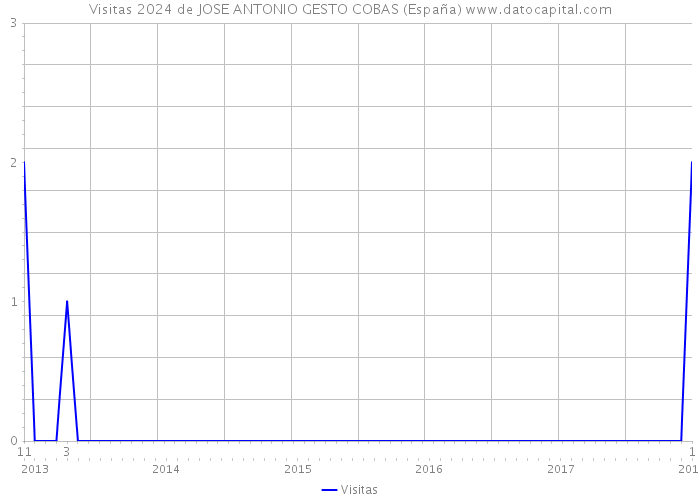 Visitas 2024 de JOSE ANTONIO GESTO COBAS (España) 