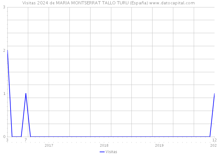 Visitas 2024 de MARIA MONTSERRAT TALLO TURU (España) 
