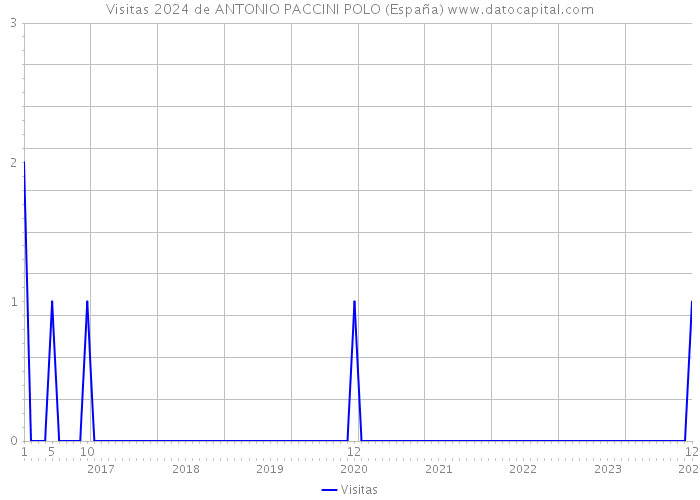 Visitas 2024 de ANTONIO PACCINI POLO (España) 