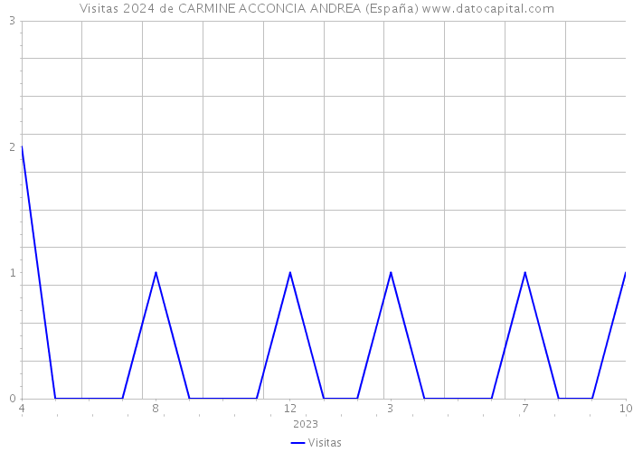 Visitas 2024 de CARMINE ACCONCIA ANDREA (España) 