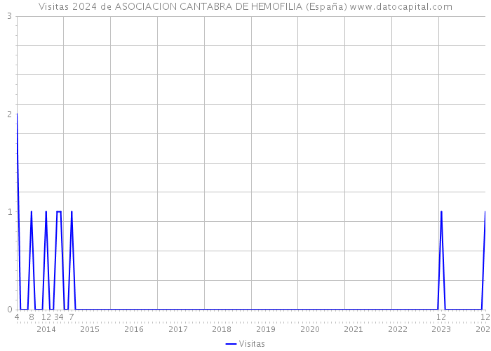 Visitas 2024 de ASOCIACION CANTABRA DE HEMOFILIA (España) 