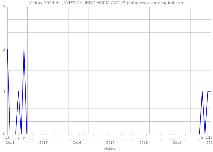 Visitas 2024 de JAVIER GALINDO HORMIGOS (España) 