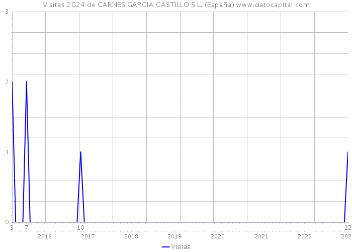 Visitas 2024 de CARNES GARCIA CASTILLO S.L. (España) 