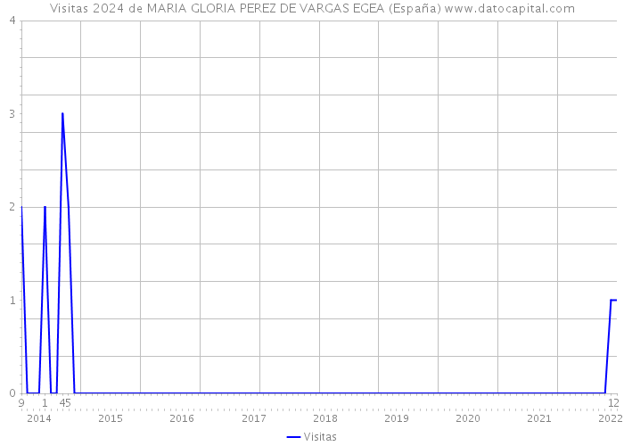 Visitas 2024 de MARIA GLORIA PEREZ DE VARGAS EGEA (España) 