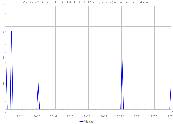 Visitas 2024 de TUTELIA HEALTH GROUP SLP (España) 