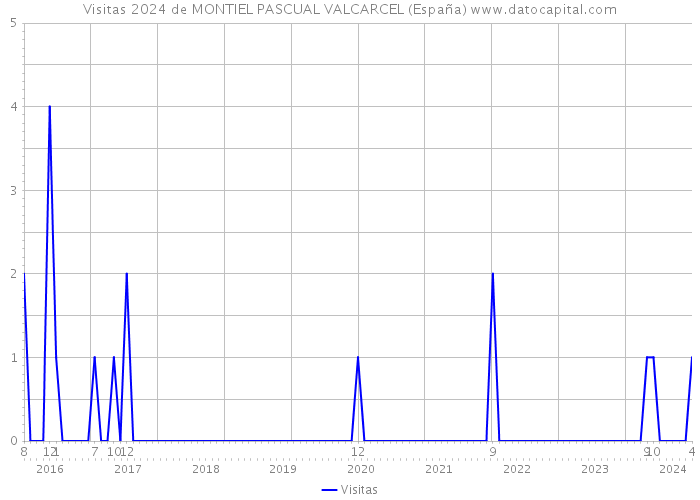 Visitas 2024 de MONTIEL PASCUAL VALCARCEL (España) 