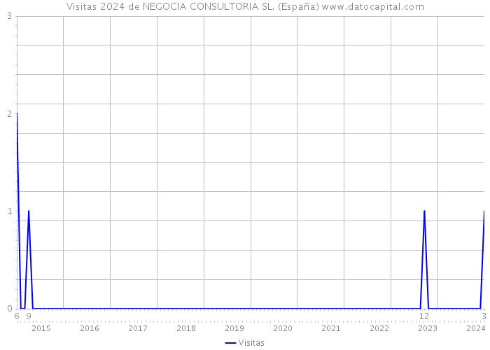 Visitas 2024 de NEGOCIA CONSULTORIA SL. (España) 