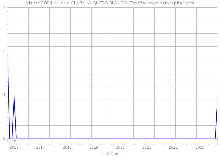 Visitas 2024 de ANA CLARA VAQUERO BLANCO (España) 