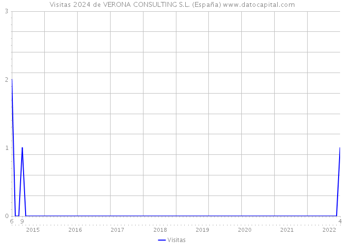 Visitas 2024 de VERONA CONSULTING S.L. (España) 