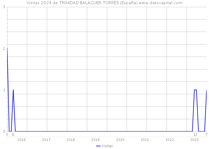 Visitas 2024 de TRINIDAD BALAGUER TORRES (España) 