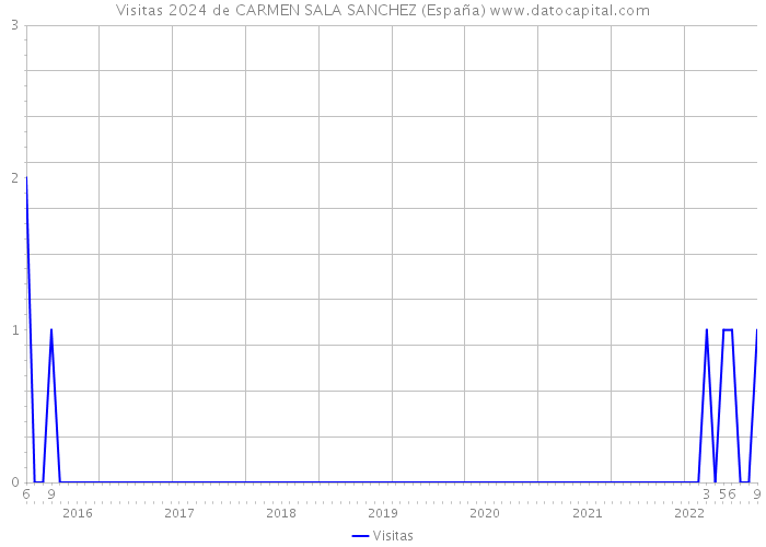 Visitas 2024 de CARMEN SALA SANCHEZ (España) 