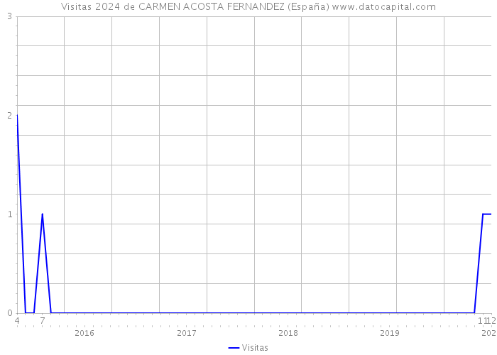 Visitas 2024 de CARMEN ACOSTA FERNANDEZ (España) 