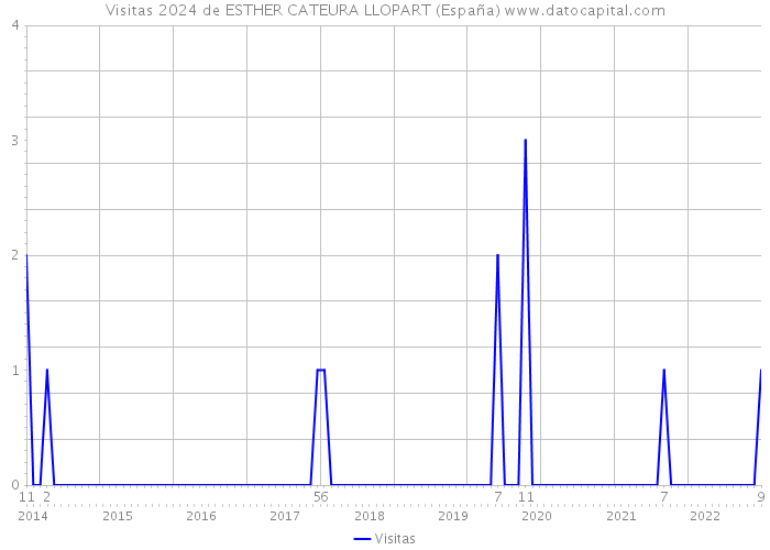 Visitas 2024 de ESTHER CATEURA LLOPART (España) 