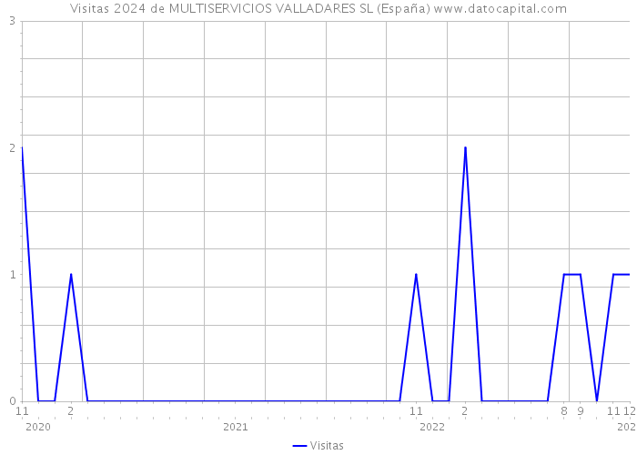 Visitas 2024 de MULTISERVICIOS VALLADARES SL (España) 