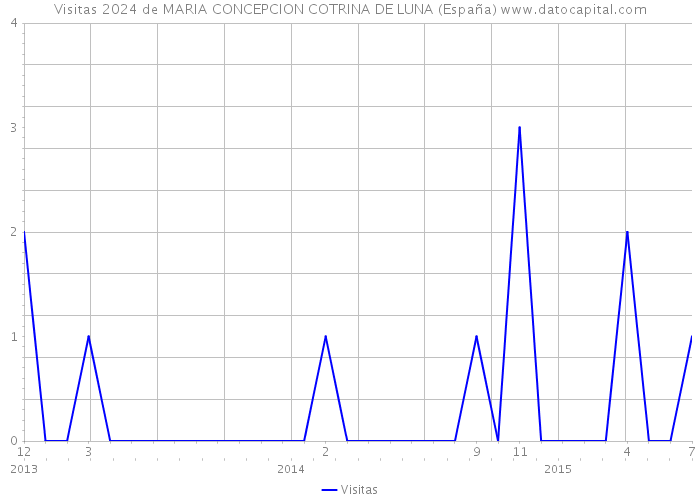 Visitas 2024 de MARIA CONCEPCION COTRINA DE LUNA (España) 