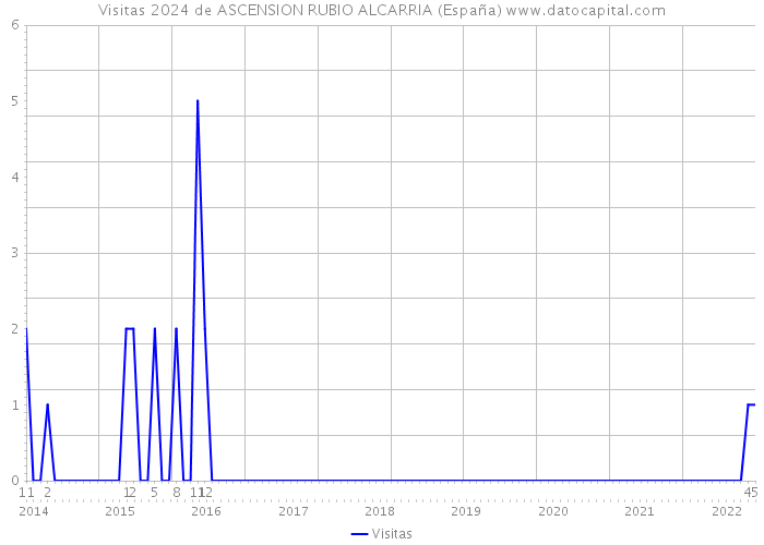 Visitas 2024 de ASCENSION RUBIO ALCARRIA (España) 