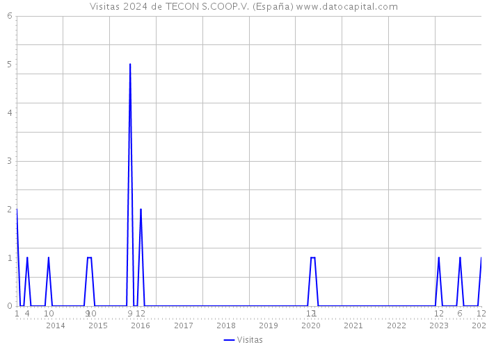 Visitas 2024 de TECON S.COOP.V. (España) 