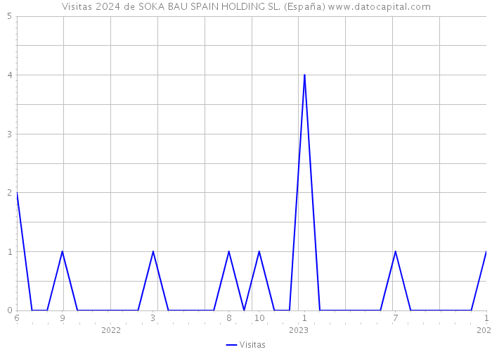 Visitas 2024 de SOKA BAU SPAIN HOLDING SL. (España) 