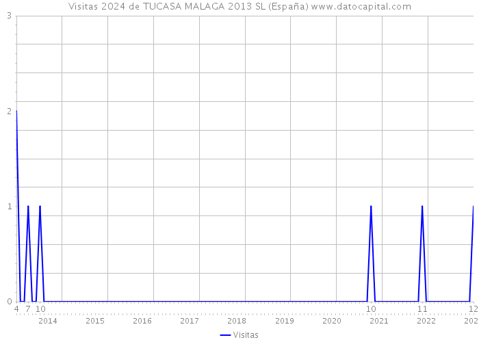 Visitas 2024 de TUCASA MALAGA 2013 SL (España) 
