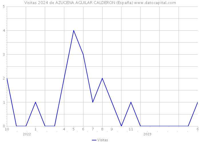 Visitas 2024 de AZUCENA AGUILAR CALDERON (España) 