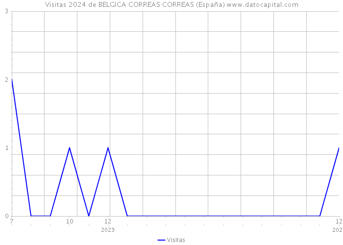 Visitas 2024 de BELGICA CORREAS CORREAS (España) 