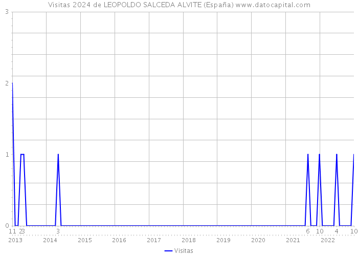 Visitas 2024 de LEOPOLDO SALCEDA ALVITE (España) 