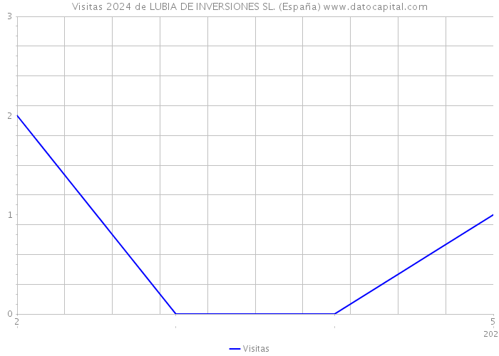 Visitas 2024 de LUBIA DE INVERSIONES SL. (España) 