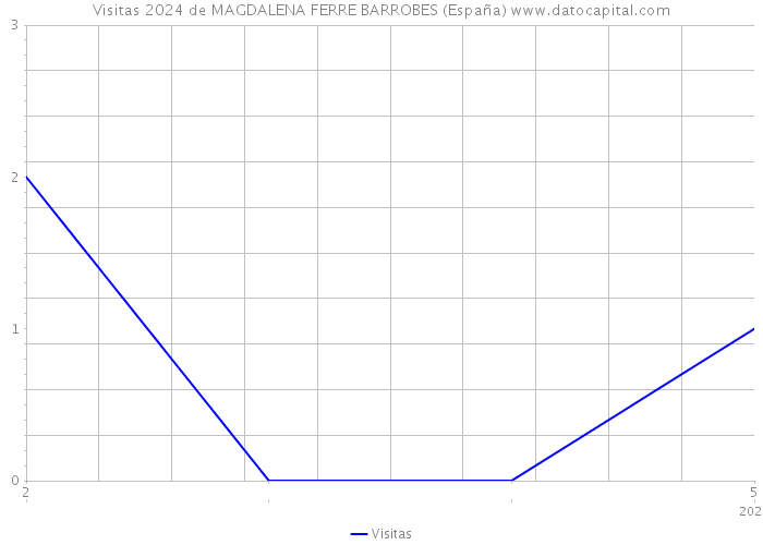 Visitas 2024 de MAGDALENA FERRE BARROBES (España) 