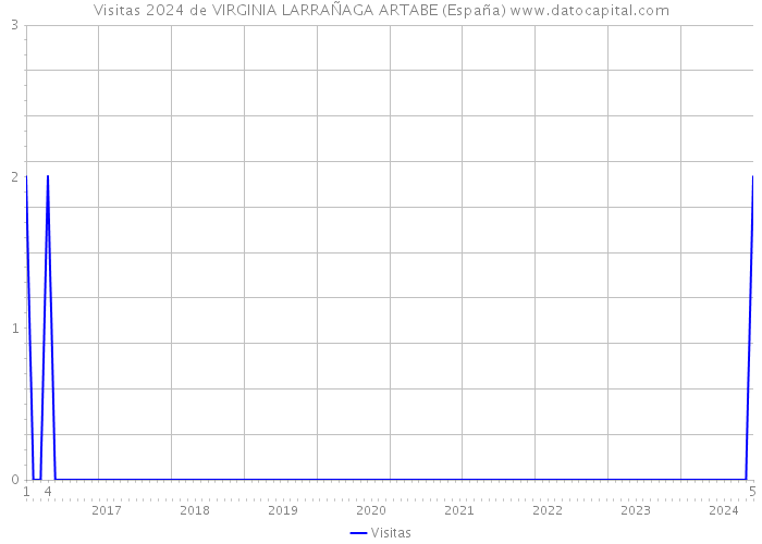 Visitas 2024 de VIRGINIA LARRAÑAGA ARTABE (España) 