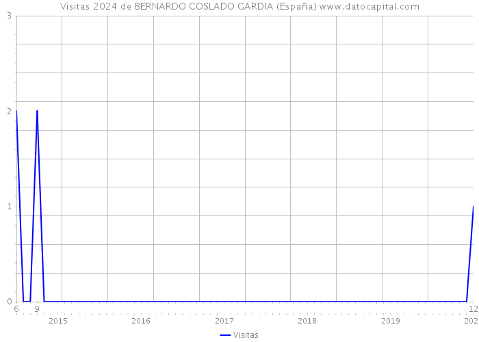 Visitas 2024 de BERNARDO COSLADO GARDIA (España) 