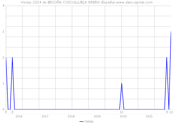 Visitas 2024 de BEGOÑA COSCULLUELA SIRERA (España) 