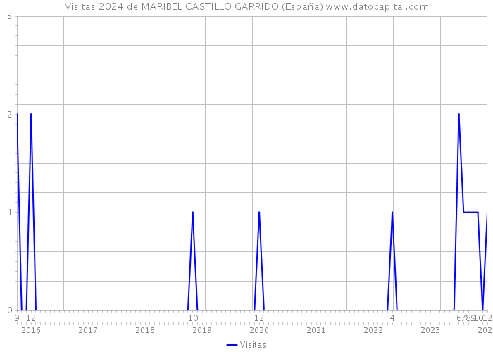 Visitas 2024 de MARIBEL CASTILLO GARRIDO (España) 