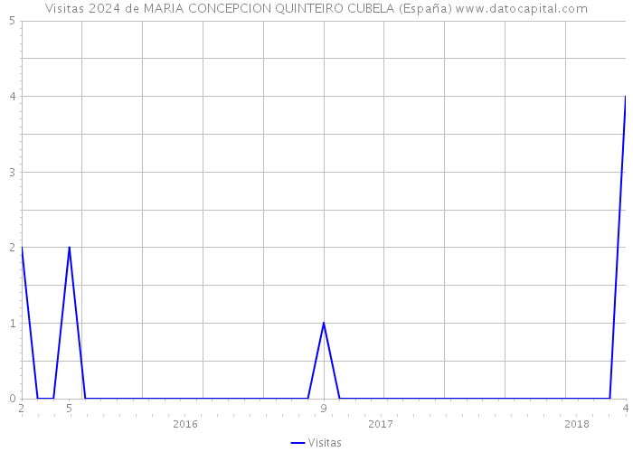 Visitas 2024 de MARIA CONCEPCION QUINTEIRO CUBELA (España) 