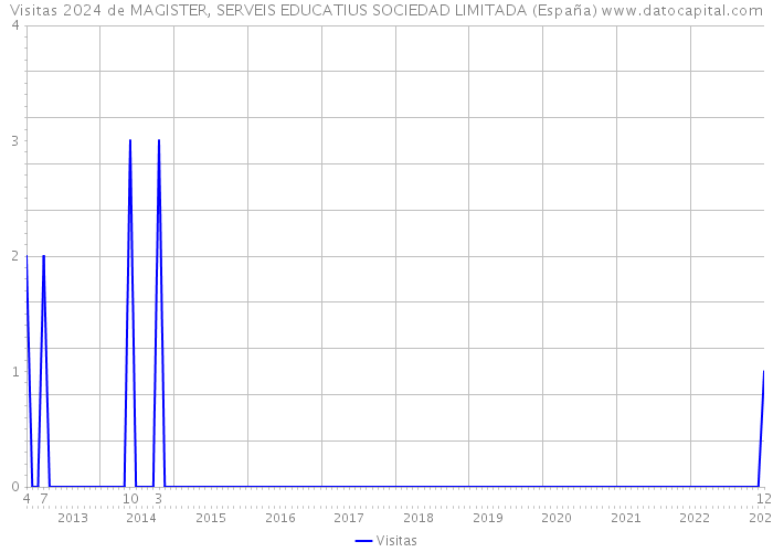 Visitas 2024 de MAGISTER, SERVEIS EDUCATIUS SOCIEDAD LIMITADA (España) 