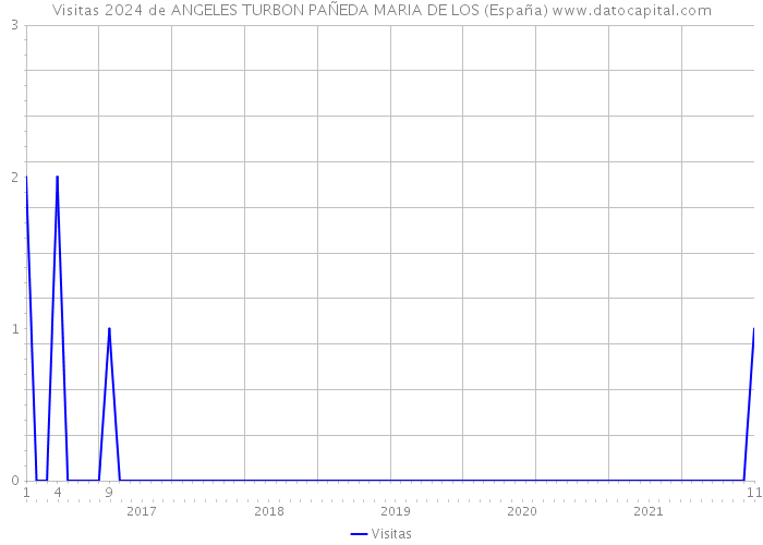 Visitas 2024 de ANGELES TURBON PAÑEDA MARIA DE LOS (España) 