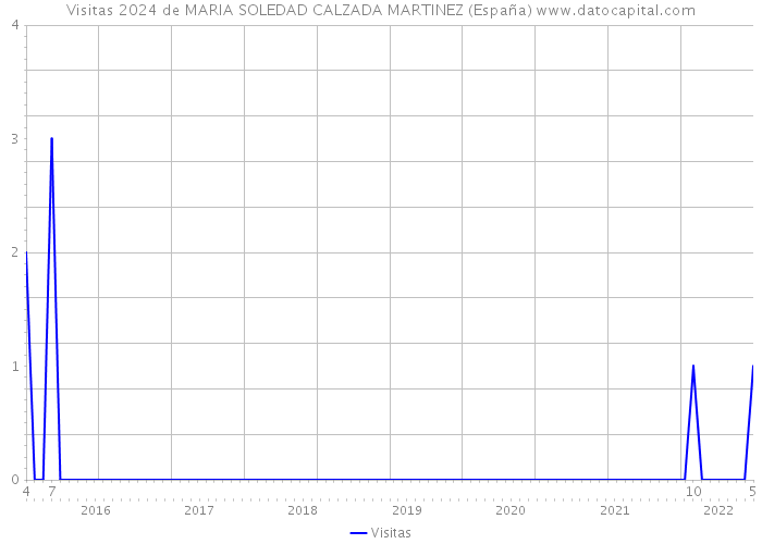 Visitas 2024 de MARIA SOLEDAD CALZADA MARTINEZ (España) 