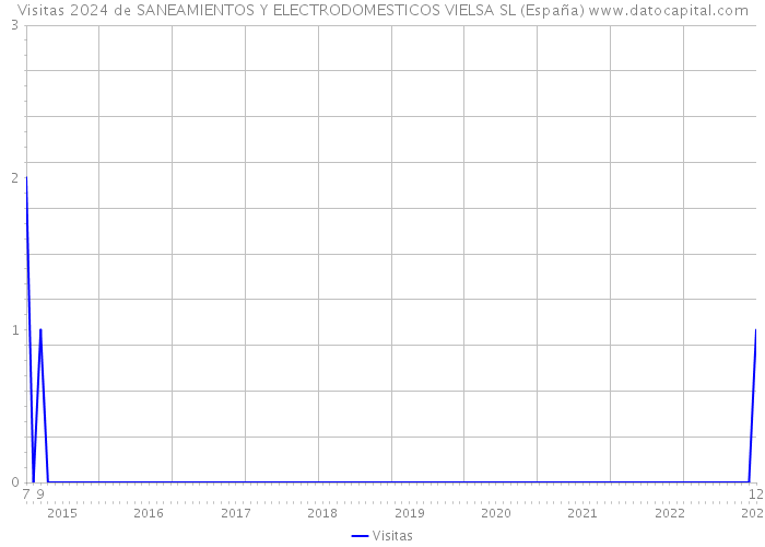 Visitas 2024 de SANEAMIENTOS Y ELECTRODOMESTICOS VIELSA SL (España) 