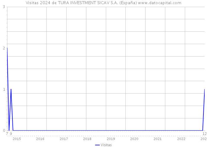 Visitas 2024 de TURA INVESTMENT SICAV S.A. (España) 