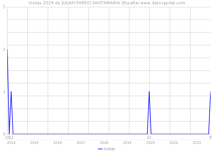 Visitas 2024 de JULIAN PARDO SANTAMARIA (España) 