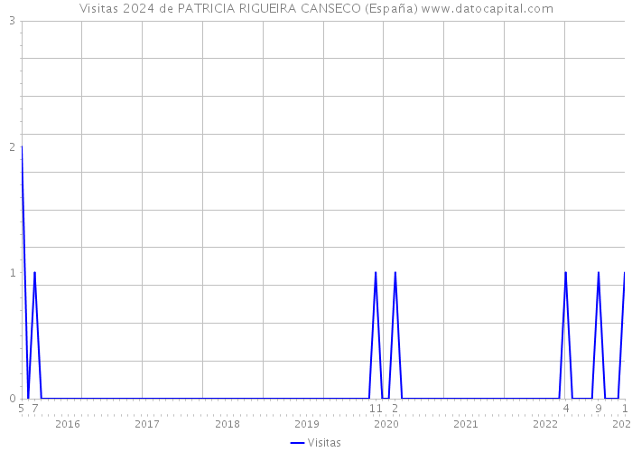 Visitas 2024 de PATRICIA RIGUEIRA CANSECO (España) 