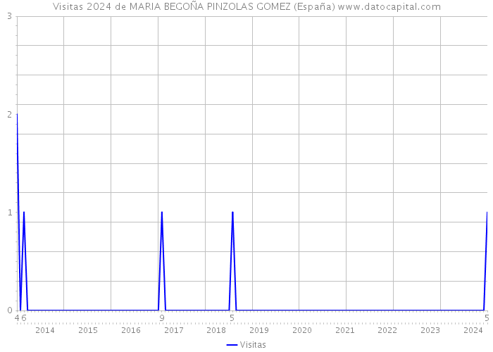 Visitas 2024 de MARIA BEGOÑA PINZOLAS GOMEZ (España) 