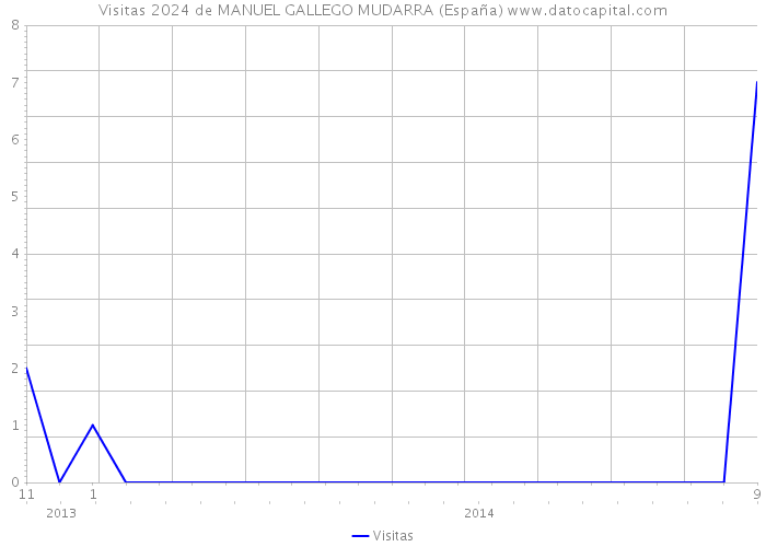 Visitas 2024 de MANUEL GALLEGO MUDARRA (España) 